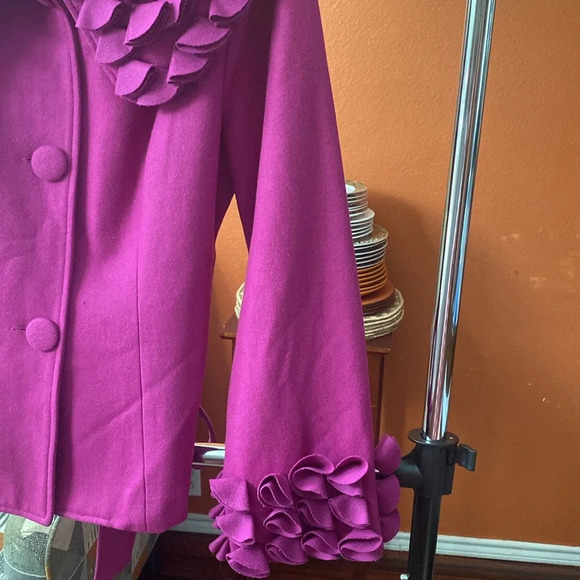 FERATELLI Wool cocktail jacket, size L - Picture 4 of 9